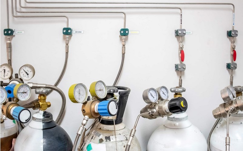 Cilindros de nitrogénio